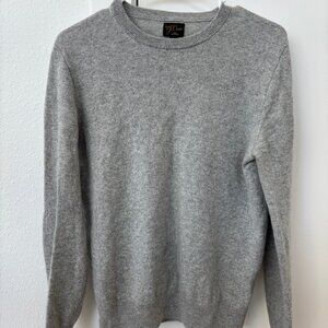 Men's Small Grey Cashmere Crewneck Sweater